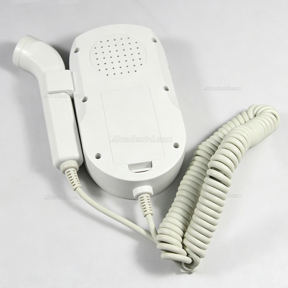Sonoline C Pocket Fetal Doppler is a hand-held fetal heart rate detecting device adopted Doppler theory. It can be used in hospital and clinic for daily self-check by pregnant woman. The device adopts color LCD screen of high resolution, which can display the fetal heartbeat waveform and calculate the FHR value. Features Delicate and compact design, portable and easy to use. Crooked probe structure, which is easy to operate and increases the feeling of comfort, embodies the humanized design. Three working mode: Real-time FHR Display Mode, Averaged FHR Dis-play Mode and Manual Mode. FHR values, bar graph and heartbeat waveform color display. Alarming in red when the FHR value is out of the normal range. Probe falls off detection, battery status indication. Automatic shutdown: The device will automatically turn off if there is no signal within 1 minute. Audio interface: Can be connected to other recording devices by re-cording cable, record fetal heart sound in real-time. Two 1.5V batteries (AA LR6) can last more than 8 hours for normal use. Physical characteristic Dimension: 135 mm(L) x92 mm(W)x29 mm(H) Weight: about 245 g (with battery) Performance Safety classification: internally powered equipment, type CF ap-plied part Display: 1.77262K TFT Range of fetal heartrate: 50 BPM ~ 240 BРM (BPM: beats per minute) Resolution: 1 BPM Accuracy: 2 BPM Power consumption: <1w Rated operational voltage: DC3 V Battery: two 1.5V batteries (type: AA LR6) Probe Nominal Frequency(2MHz probe): 2.0 MHz Working Frequency(2MHz probe): 2.0 MHz 10% Ultrasonic Output Power: P < 20 mW Negative Peak Sound Pressure: P_<1MPa Output Beam Intensity: lob < 20 mW/cm* Spatial-peak Temporal-average Derived Intensity: Ispta < 100 mW/cm Working Mode: Continuous wave doppler Effective Radiating Area of Transducer: < 157 mm